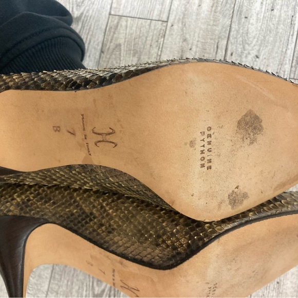 ☀️Cole Haan genuine python pointed toe pumps - Picture 5 of 9